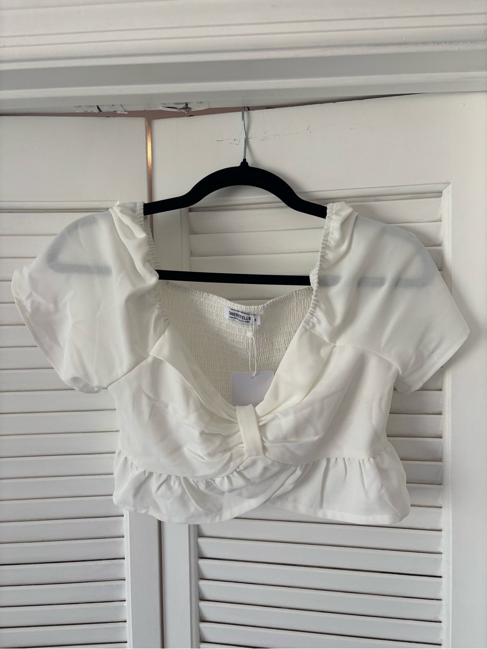White Crop Top